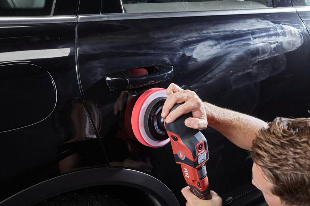 SONAX Cutmax Compound 246141 | High-Abrasive Paint Correction Polish for P1500 Grit Sanding Marks | Silicone-Free, Dust-Free, and Odorless | Long Buffing Cycle for Severe Weathered Paint | 250Ml
