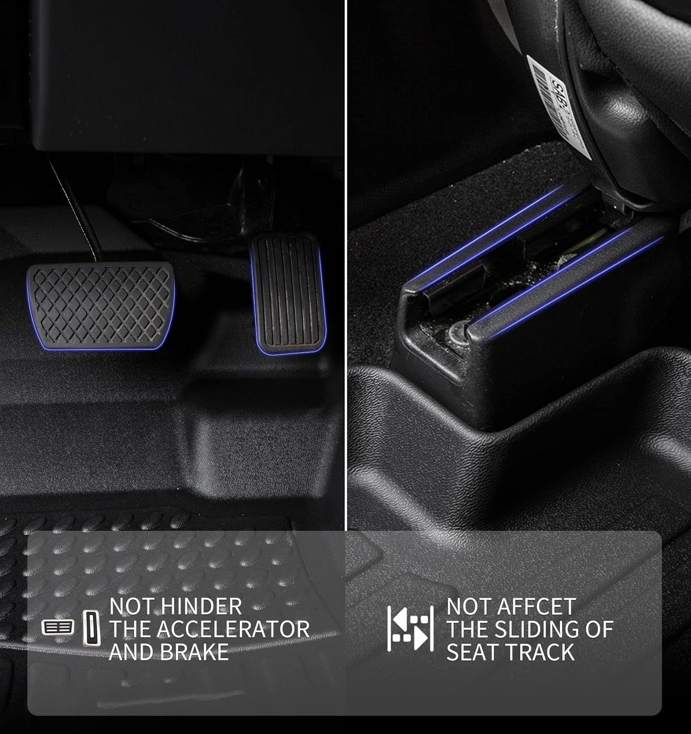 KELCSEECS® Floor Mats & Cargo Liner Custom for Acura RDX 2026 2025 2024 2023 2022 2021 2020 2019,All Weather Protection TPE Floor Liners Front& Rear Row Full Set Acura RDX Accessories Black