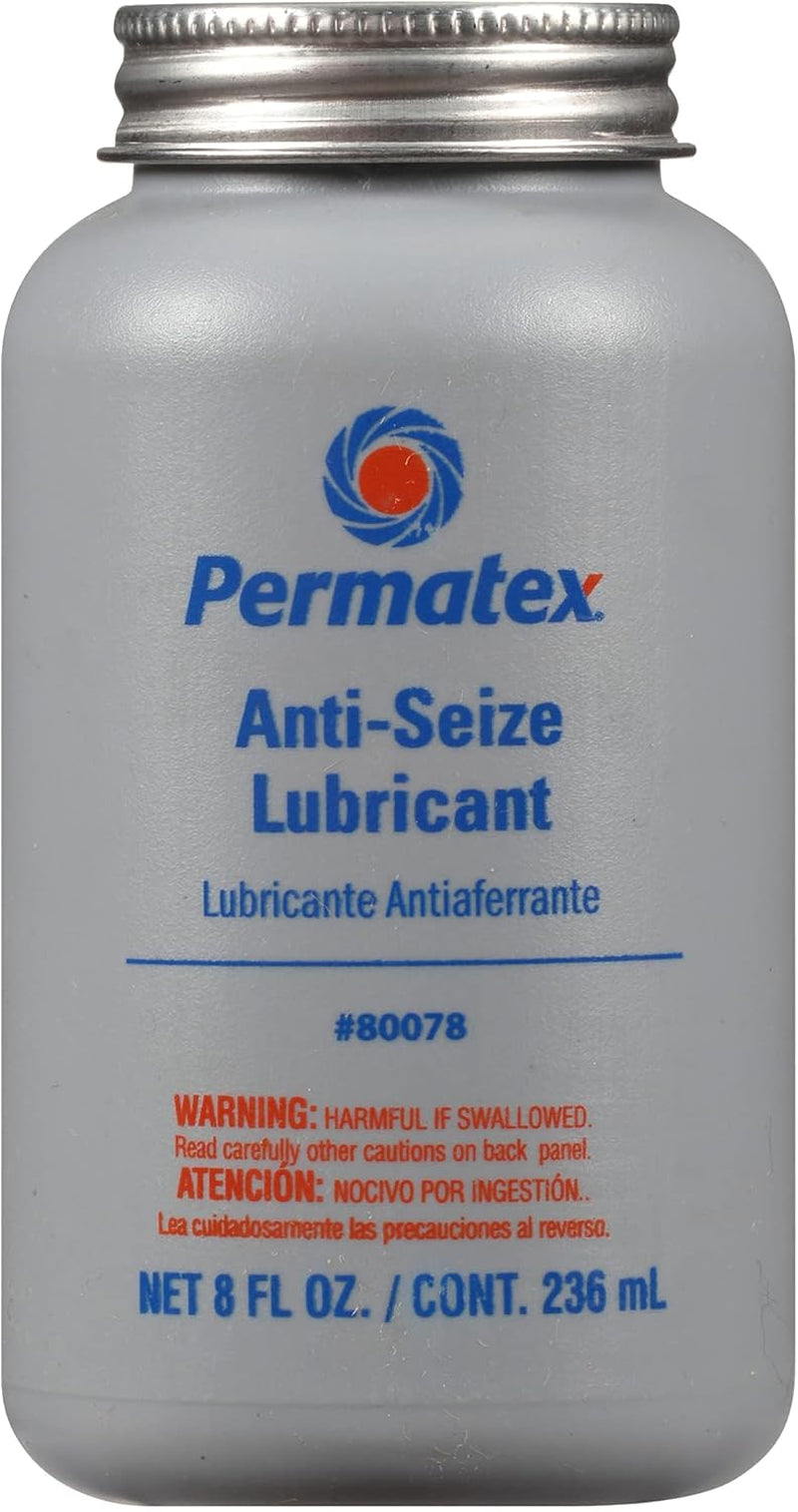 Permatex 80078 Anti-Seize Lubricant, 8 Oz Brush Top Bottle