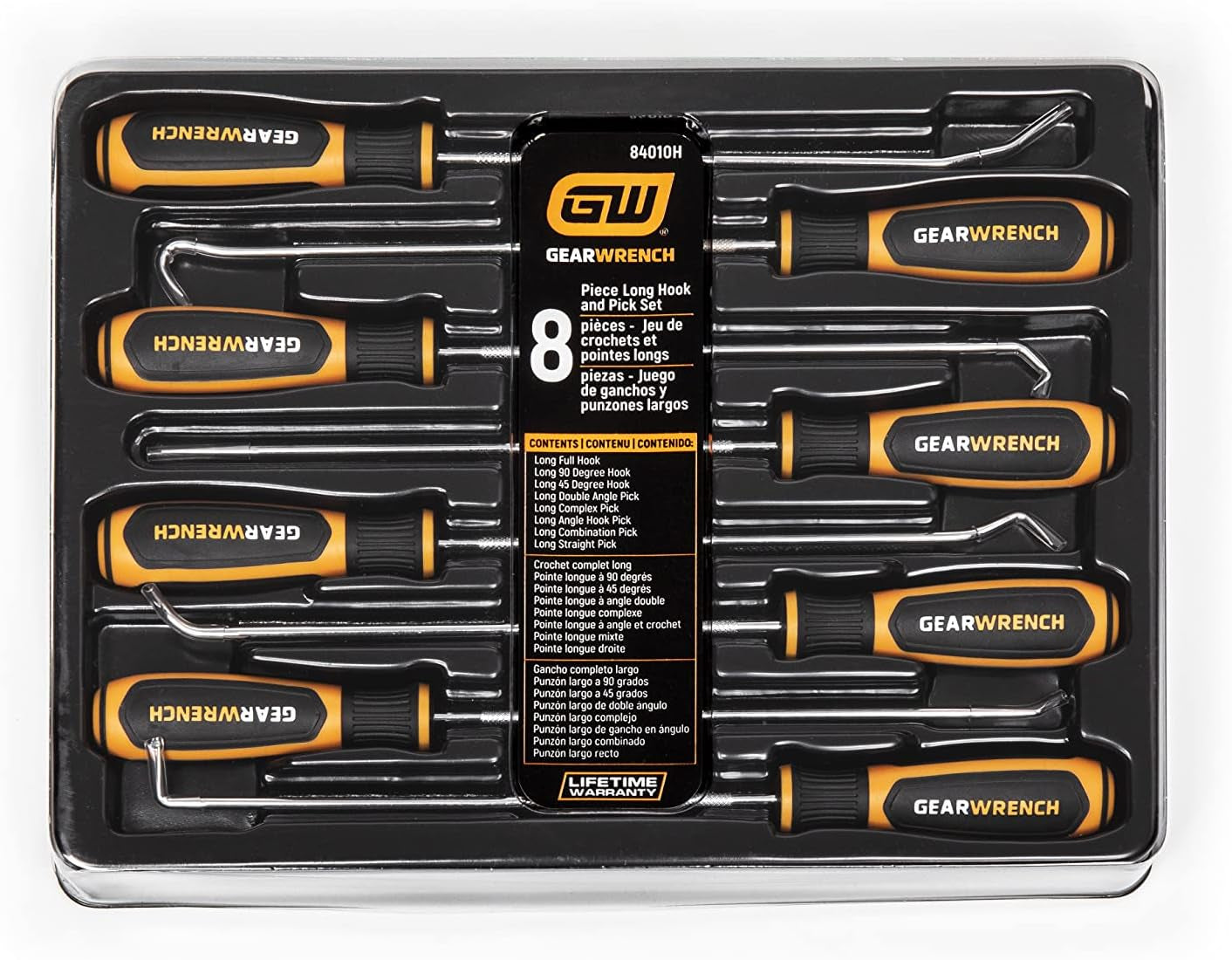 GEARWRENCH 8 Pc. Long Hook & Pick Set - 84010H