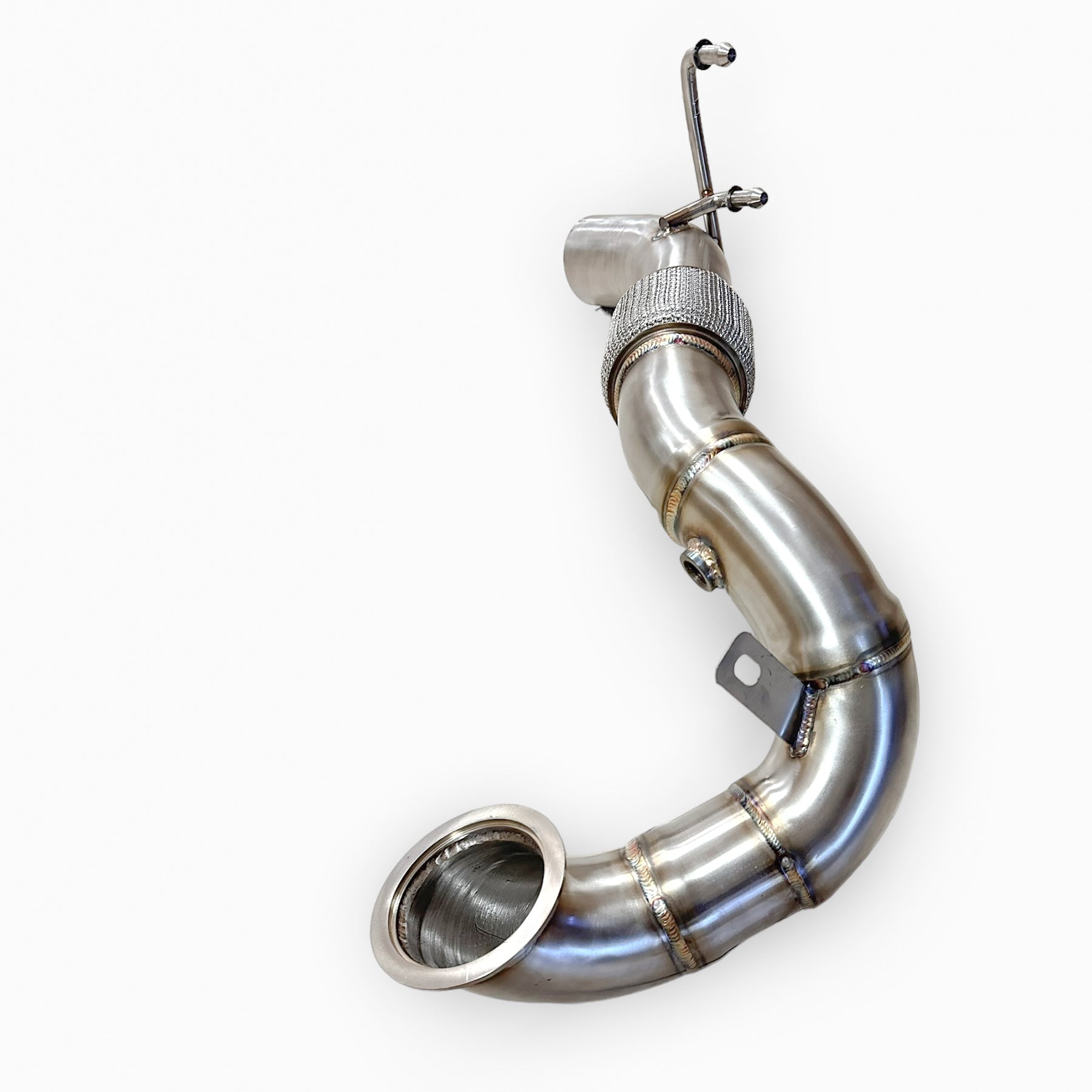Racing Downpipe For VW MK7 Golf R 2.0T AWD (Catless and Catted)
